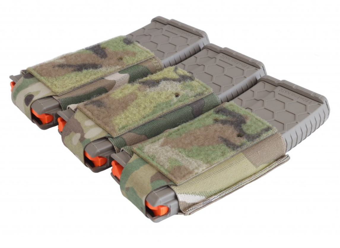 Triple porte-chargeurs AR 15 élastique